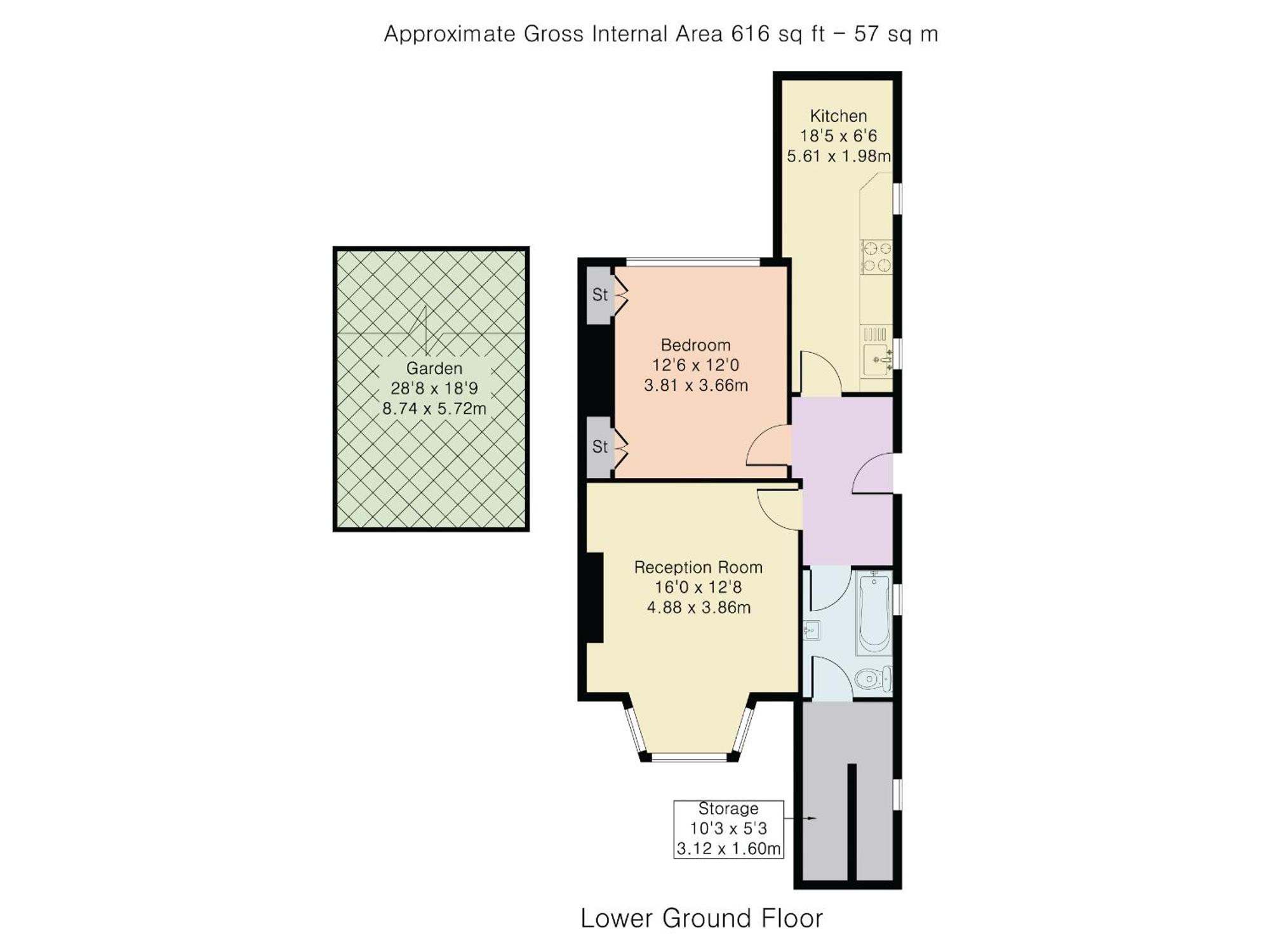 Pass The Keys Private Garden Apartment By Tulse Hill Station ロンドン エクステリア 写真